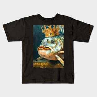 Fish with a Crown Kids T-Shirt